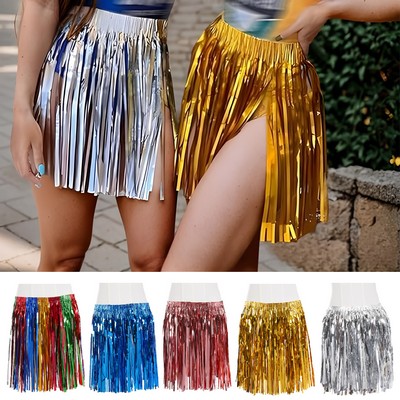 Shiny Rain String Grass Skirt