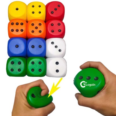 2.3" Large Foam Dice for Classroom Stress Ball Squeeze Relieve Toy