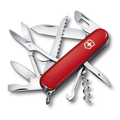 Huntsman 15 Function Swiss Army Knife - Red