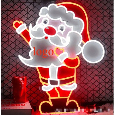 18X45" Christmas Suction Cup Star-Moon Led String Light