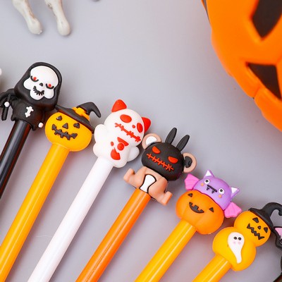 Halloween Cartoon 3D Gel Pen Pumpkin Ghost Pen