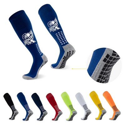 MOQ 50 Anti-slip Long Football Socks