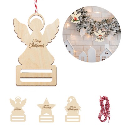 Wooden Tree Ornaments Hanging Decoractions