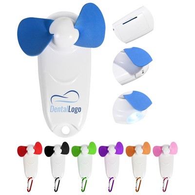 2" 1 Mini Fan with Light