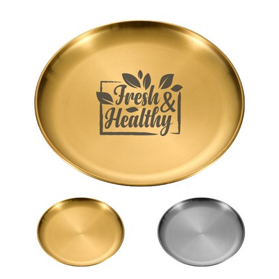 11.8" Single-Layer Rolled-EdgeMetal Plates