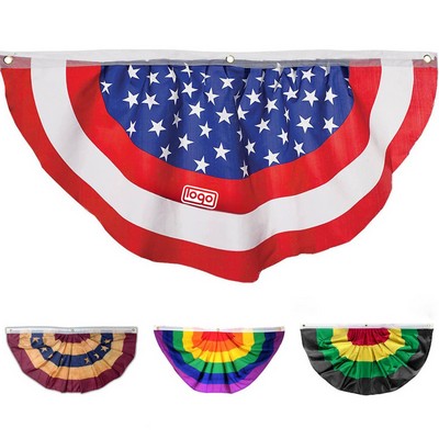 Pleated Fan Flag Bunting