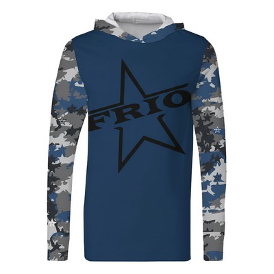 Cut & Sew Long Sleeve Sublimated Hoodie