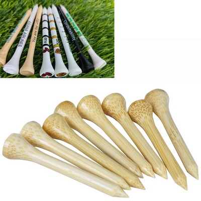 Customized 3-1/4" Wooden Golf Tees 1 Color Imprint