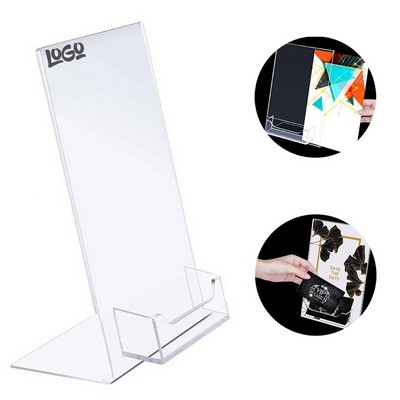 Acrylic Brochure Business Card Display Stand
