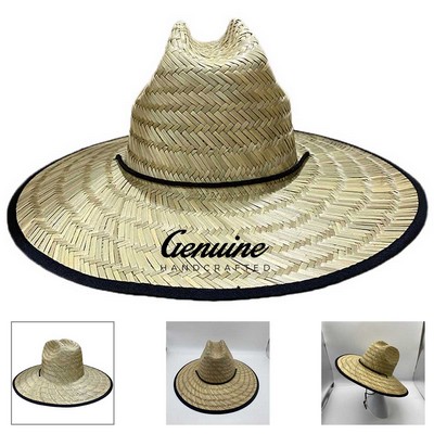 Lifeguard Straw Beach Hat