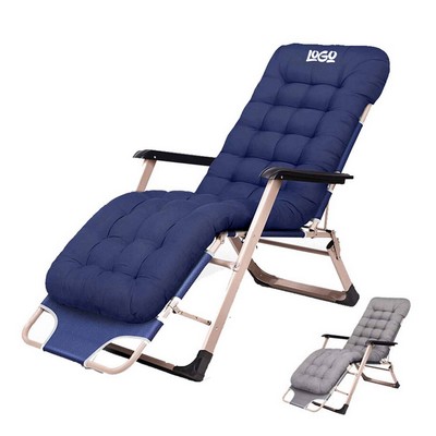 Folding Home Leisure Double Tube Widened Lounge Chair