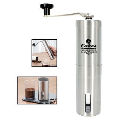 Custom Logo 1.01oz Stainless Steel Manual Coffee Grinder