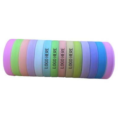 Custom Glow-in-the-Dark Silicone Wristband