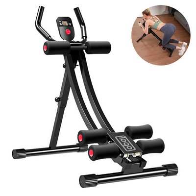 Foldable Home Fat-Burning Abdominal Fitness Roller Machine
