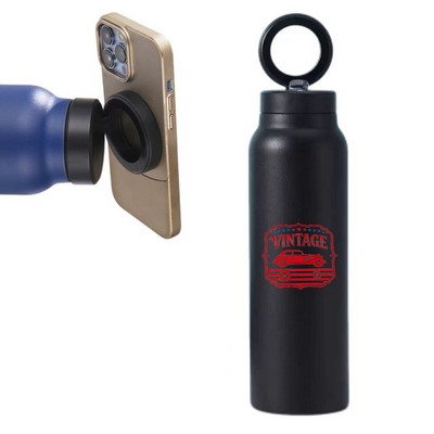 32oz Magnetic Phone Holder Stainless Steel Insulated Cup