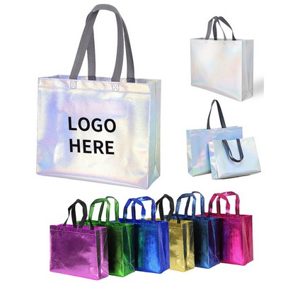 Holographic Eco-Friendly Shopping Tote