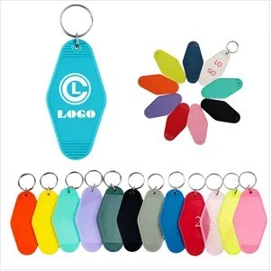 Vintage Plastic Hotel Keychain(Ocean)