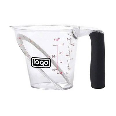 8oz Glass Measuring Cup with Ergonomic Handle