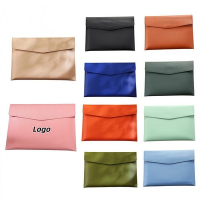 Premium Faux Leather A4 Document Folder with Spacious Interior for Professional and Student Use