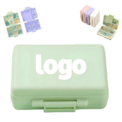 Moisture-Proof Nine-Compartment Pill Box