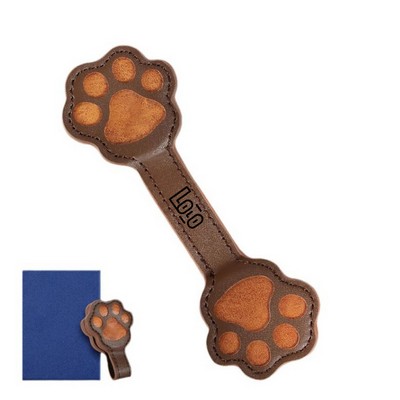 Dog Paw PU Magnetic Bookmark