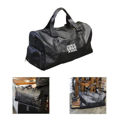 Spacious Men's Travel Cowhide Bag