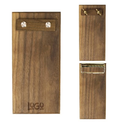 Walnut Menu Clipboards