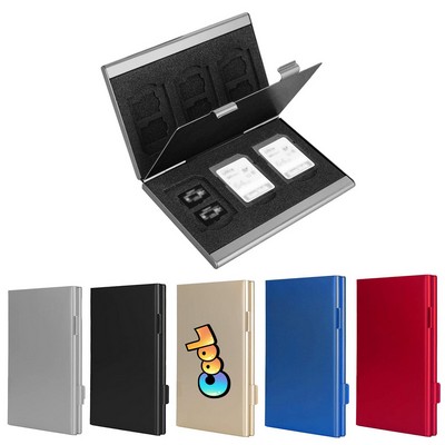 Aluminum SD&TF Card Storage Case