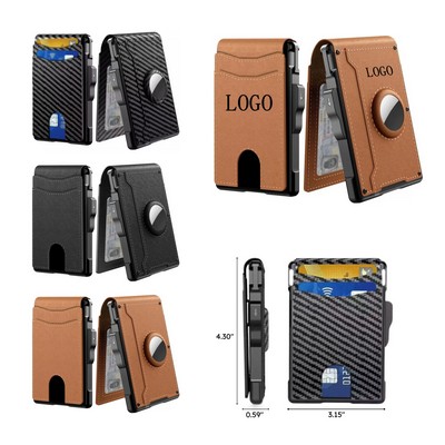 Men's AirTag Wallet Card Holder