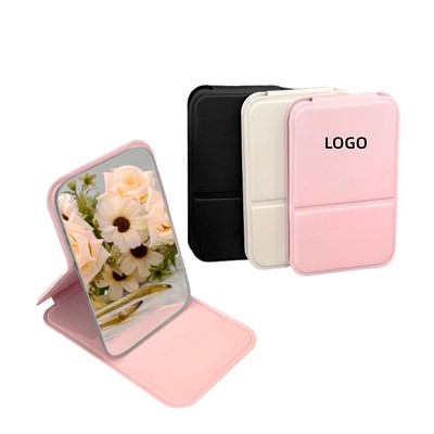 PU Foldable Mini Pocket Mirror