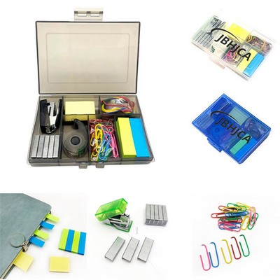 Portable 7-Piece Stationery Office Supply Kits
