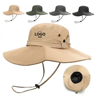 Wide Brim UV Protection Sun Bucket Hat UPF50+
