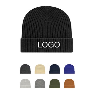 Cozy Ribbed Knit Hat