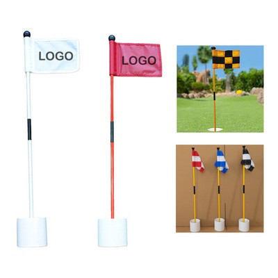 Golf Hole Pole Cup Flag