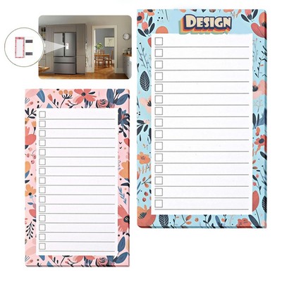 Customized Full Color Magnetic Notepad for Fridge