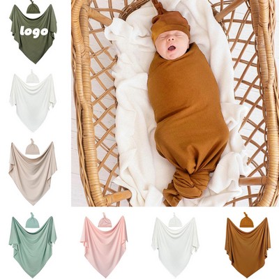 Infant's Knotted Sleep Gown with Mittens