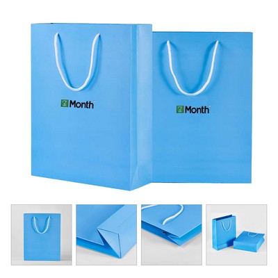 Vertical Matte Laminated Euro Tote Bag