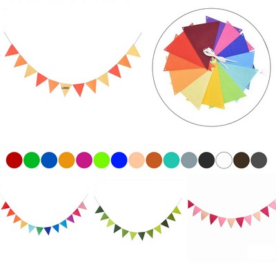 13' PVC Colorful Pennant Banner Flags