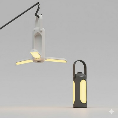 Collapsible LED Camping Lantern USB Rechargeable Tent Light & Portable Hanging Lamp