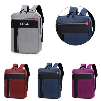Business Backpack with USB Charging Port