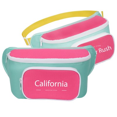 Insulated 3-Can Cooler Waist Bag