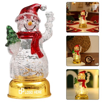Red Hat Snowman Night Light