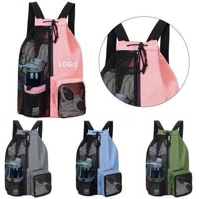 Swimming Drawstring Beach Backpack