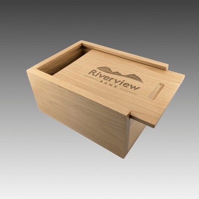 Premium Hardwood Slide Top Box