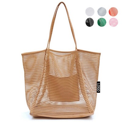 Mesh Beach Tote Bags