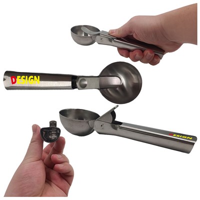Stainless Steel Ice Cream Scoop With Trigger