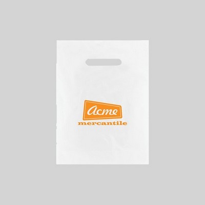 Frosted Die Cut Merchandise Bags