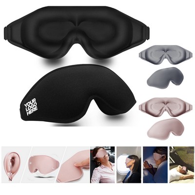 3D Stereo Blackout Eye Mask