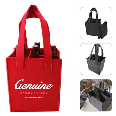 6 Bottle Wine Tote Bag