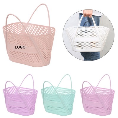 Thickened Plastic Drain Basket for Bathroom and Toilet